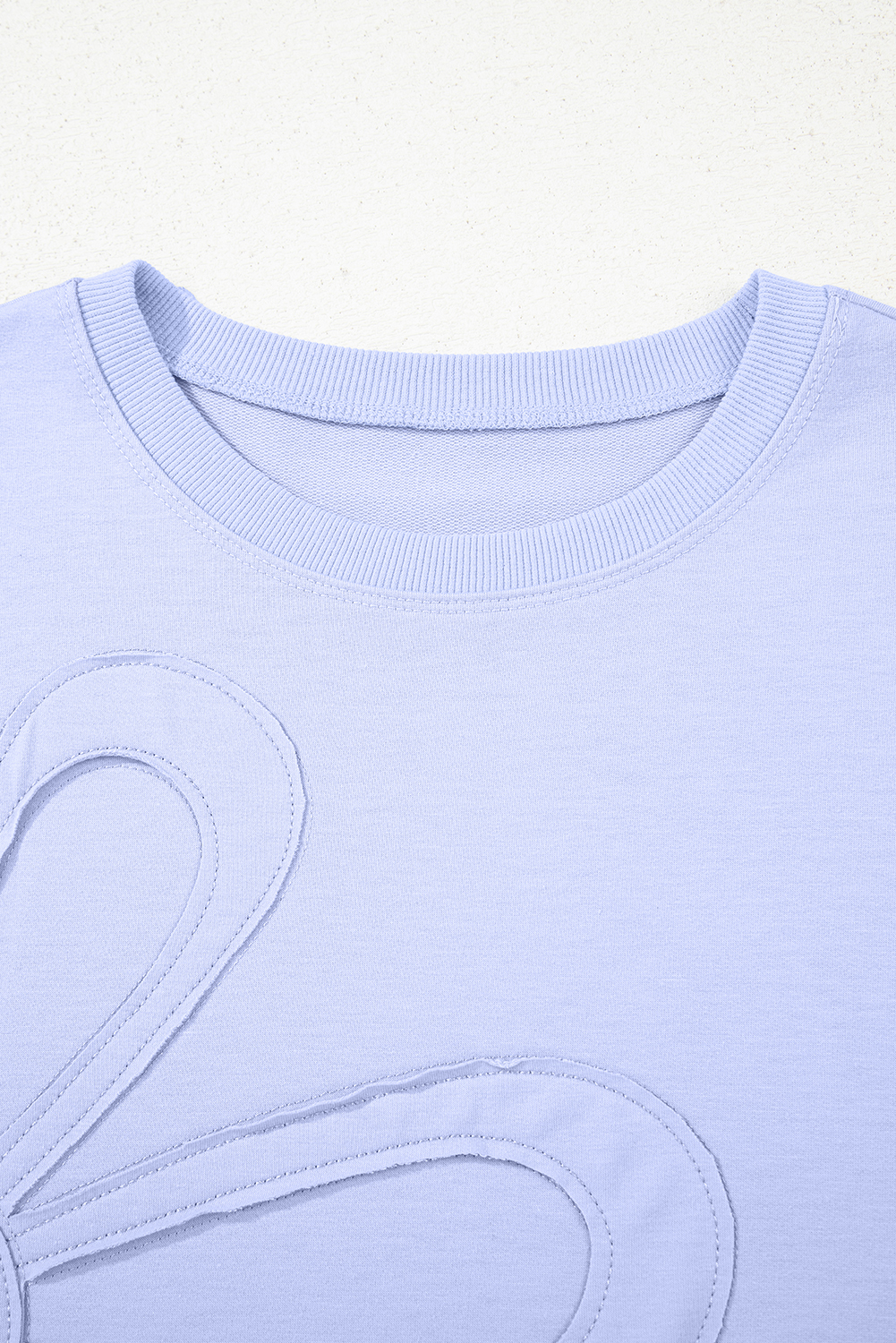 Beau Blue Floral Patched Half Sleeve Tunic Top - Image 6