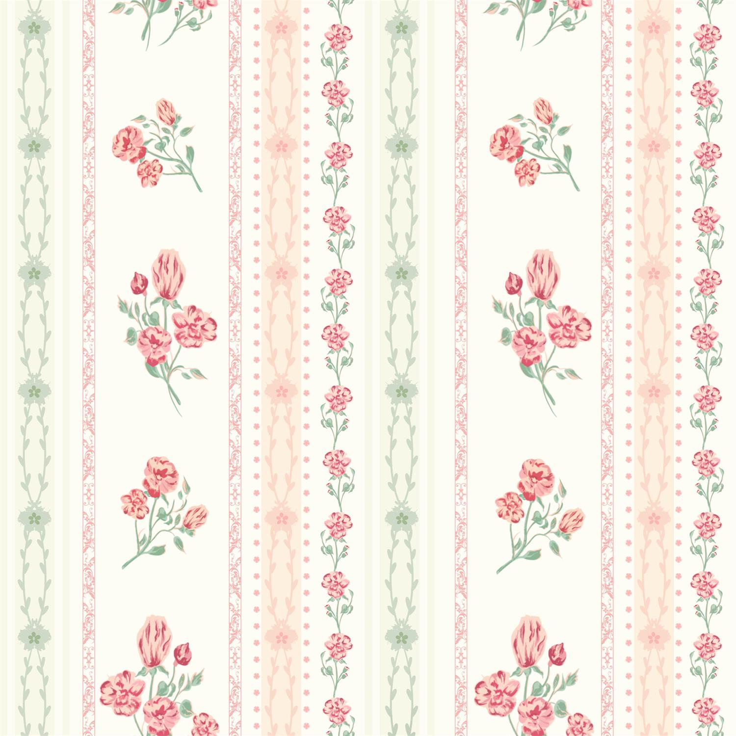 Beige Floral Print Contrast Pipping Short Pajamas Set - Image 3