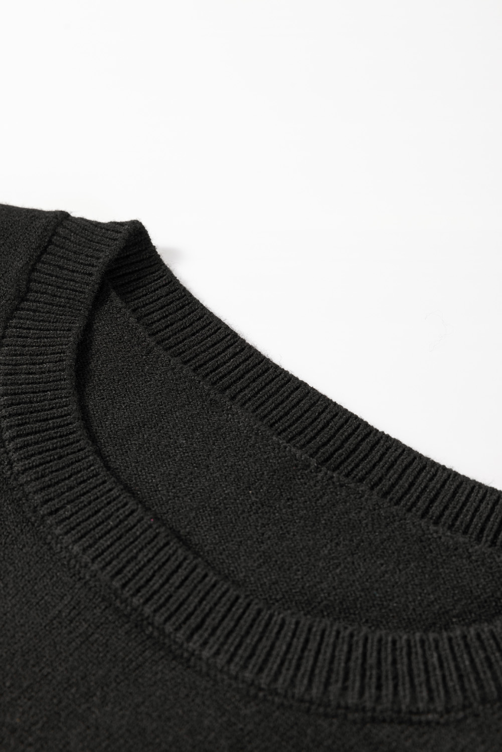 Black Tinsel Merry & Bright Round Neck Plus Size Sweater - Image 7