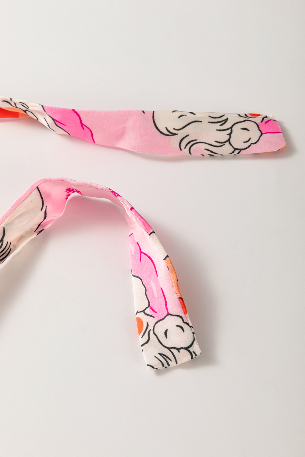 Pink Santa Claus Snowflake Long Sleeve Shirt Christmas Pajama Set - Image 8