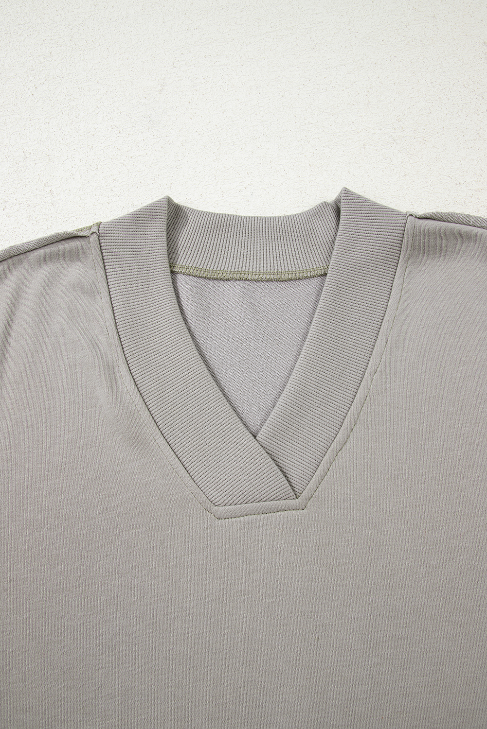 Parchment Aztec Embroidered Western V Neck Sweatshirt - Image 6