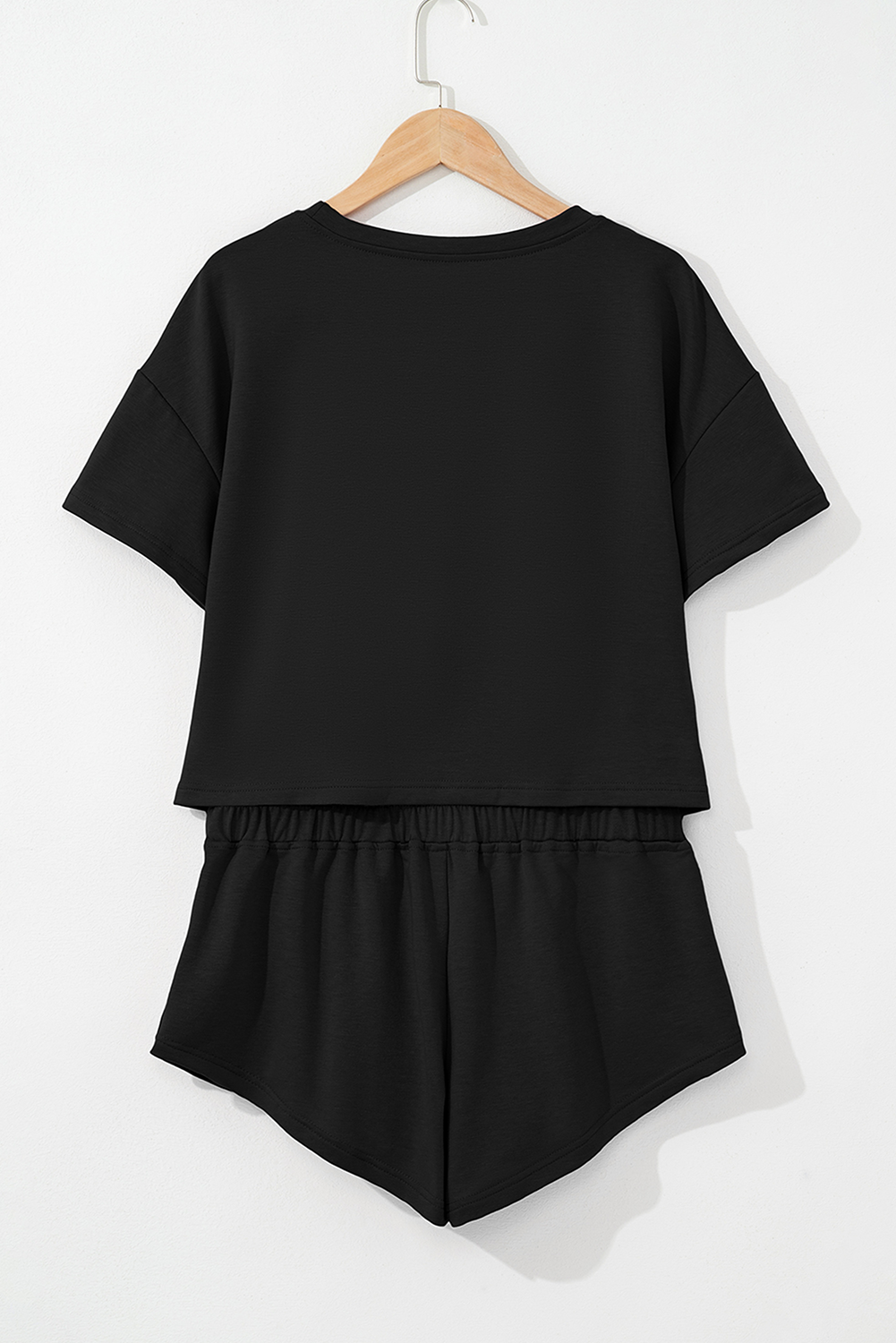 Black Baseball Print Skort Set - Image 4