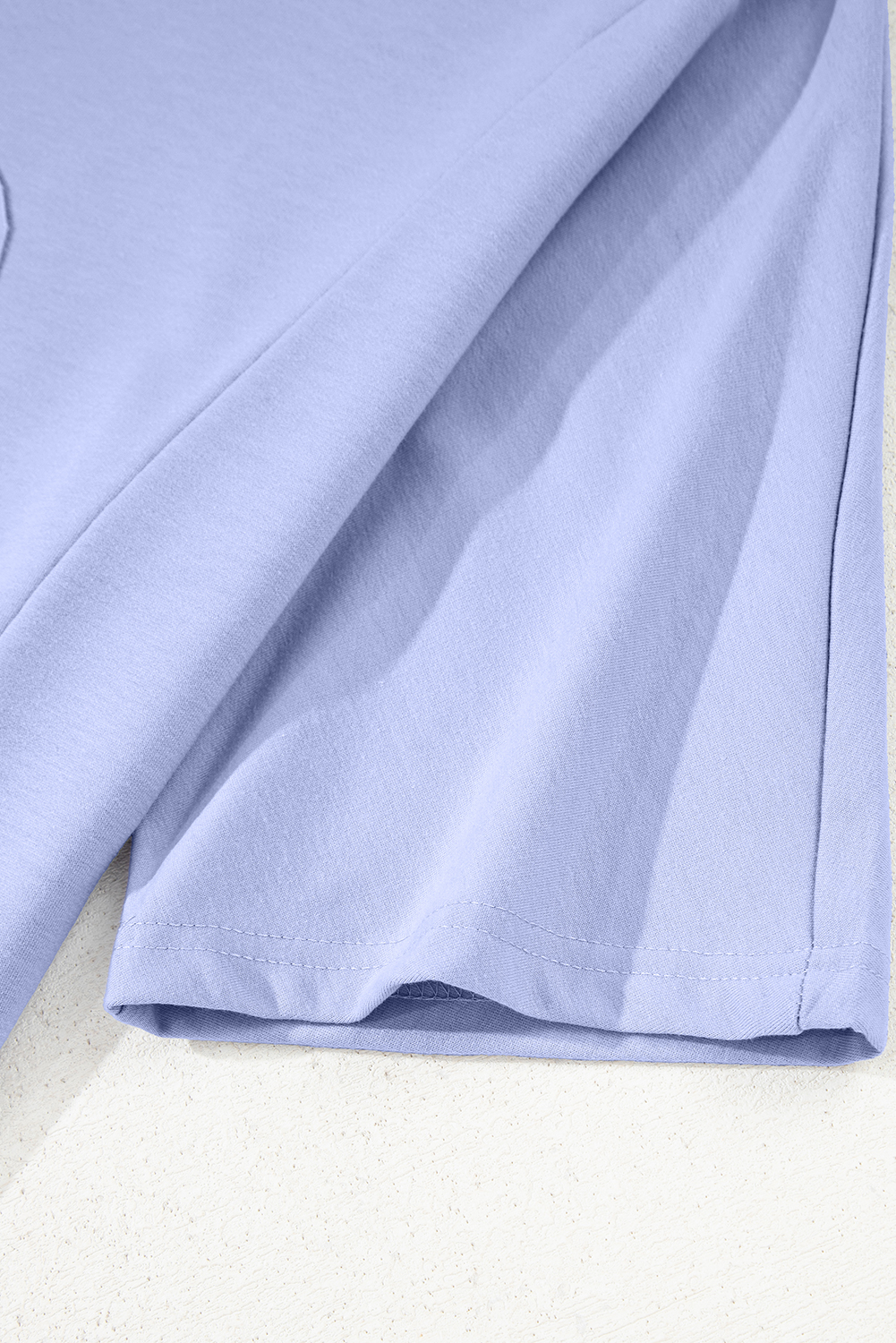 Beau Blue Floral Patched Half Sleeve Tunic Top - Image 8