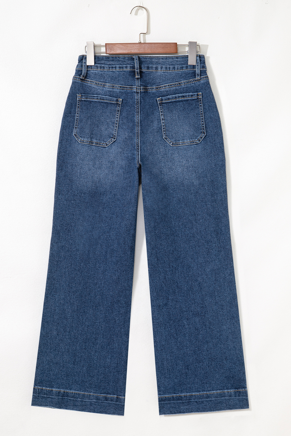 Ashleigh Blue Cropped High Rise Wide Leg Jeans - Image 6