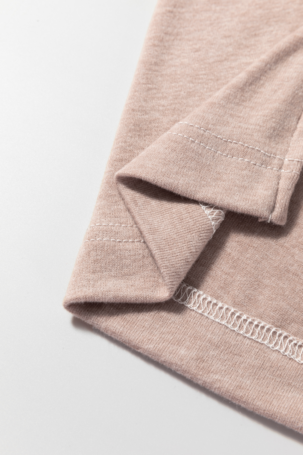 Khaki Colorblock Long Sleeve Crew Neck Top - Image 8