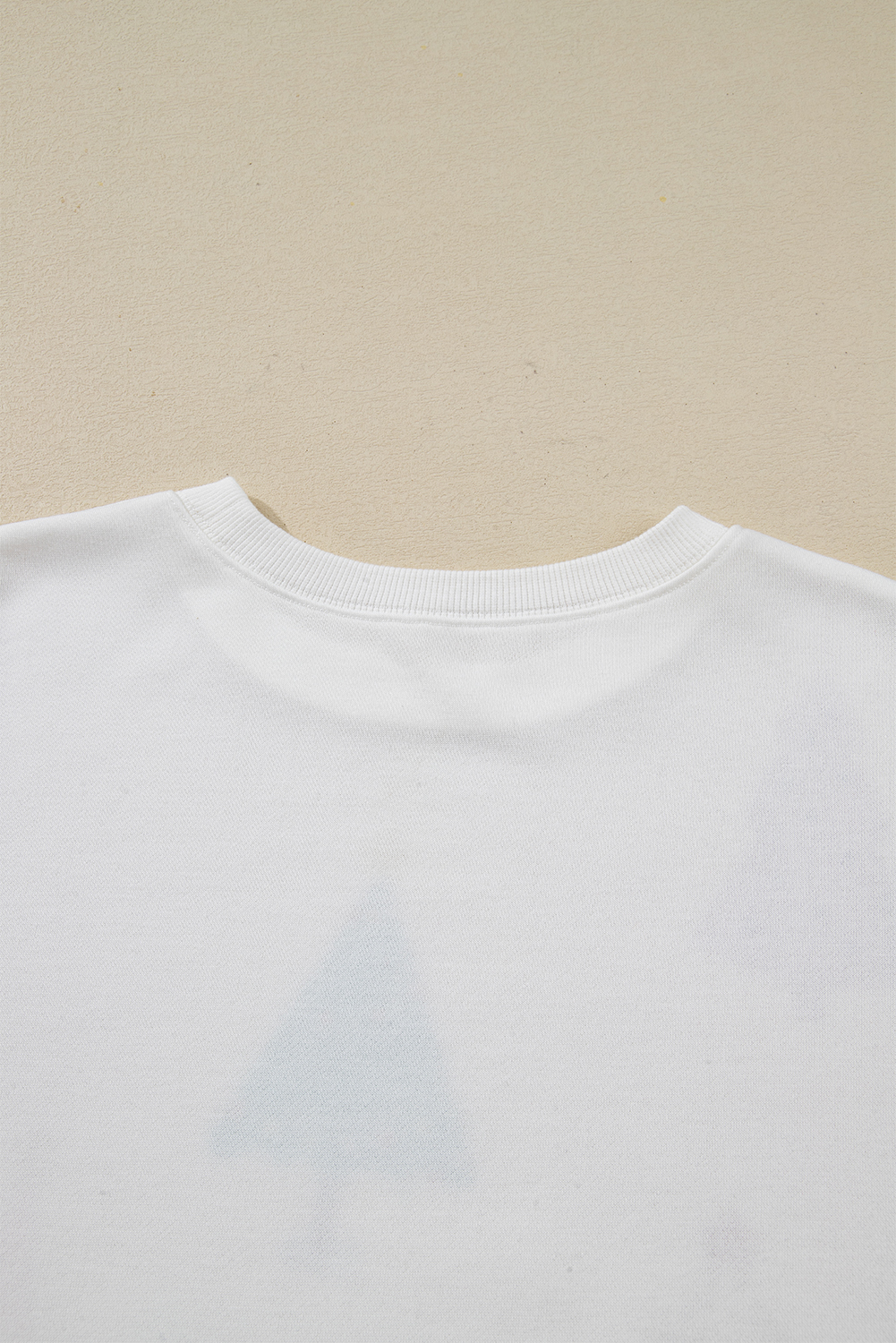 White Stripe Multi Christmas Tree Long Sleeve Top and Shorts 2pcs Lounge Set - Image 7