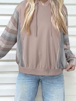 DUNE Colorblock Patchwork Baggy Hoodie