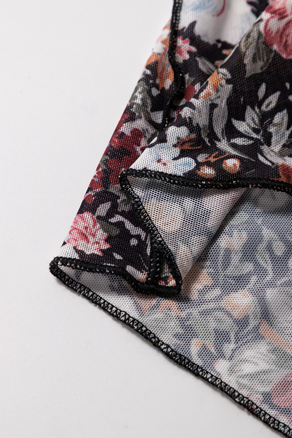 Brown Floral Print High Waist Maxi Skirt - Image 8