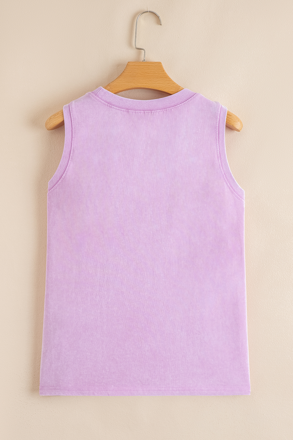 Phalaenopsis Mineral Wash Patched Chest Pocket Casual Tank Top - Image 7