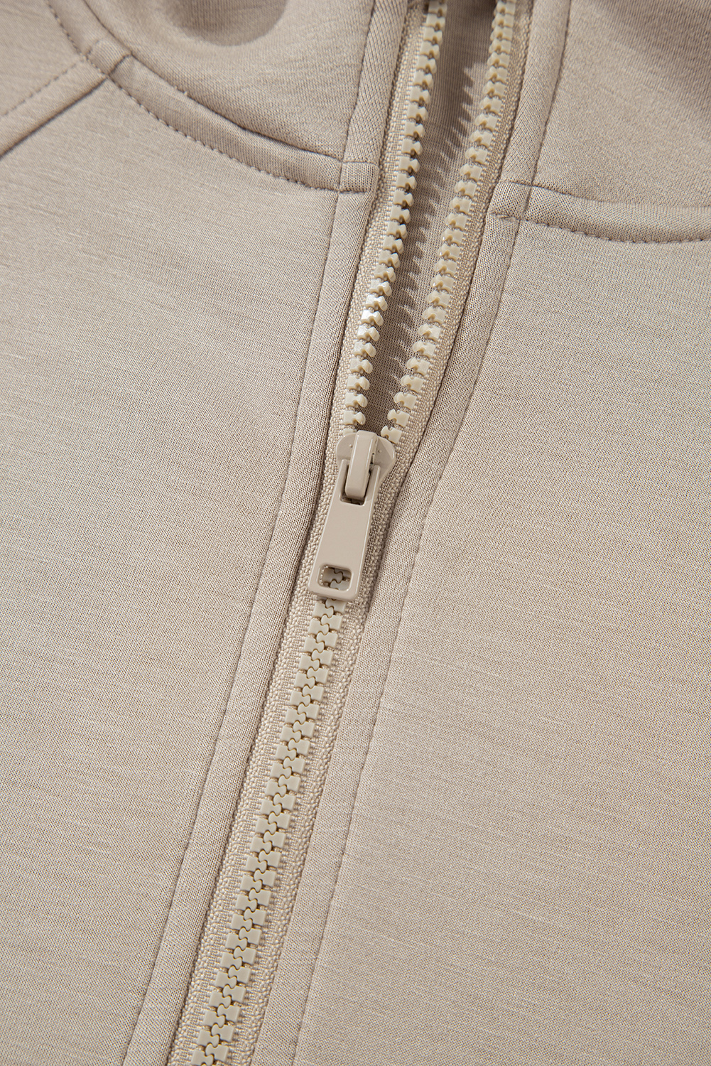 Jet Stream Half Zip Thumbhole Sleeve Hoodie Active Pants 2pcs Outfit - Image 8