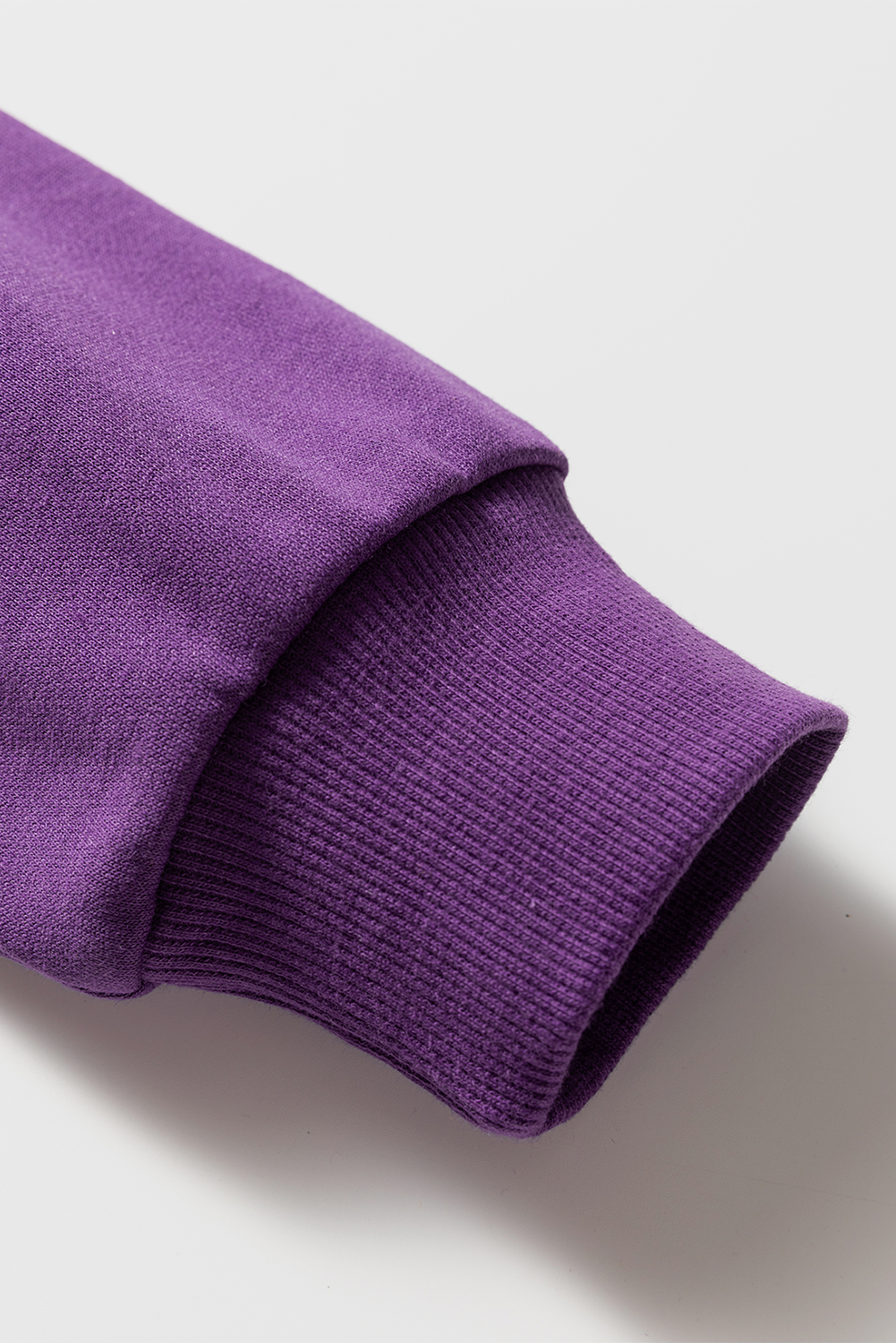 Tillandsia Purple Varsity Striped Detail Drop Shoulder Oversized Sweatshirt - Image 6