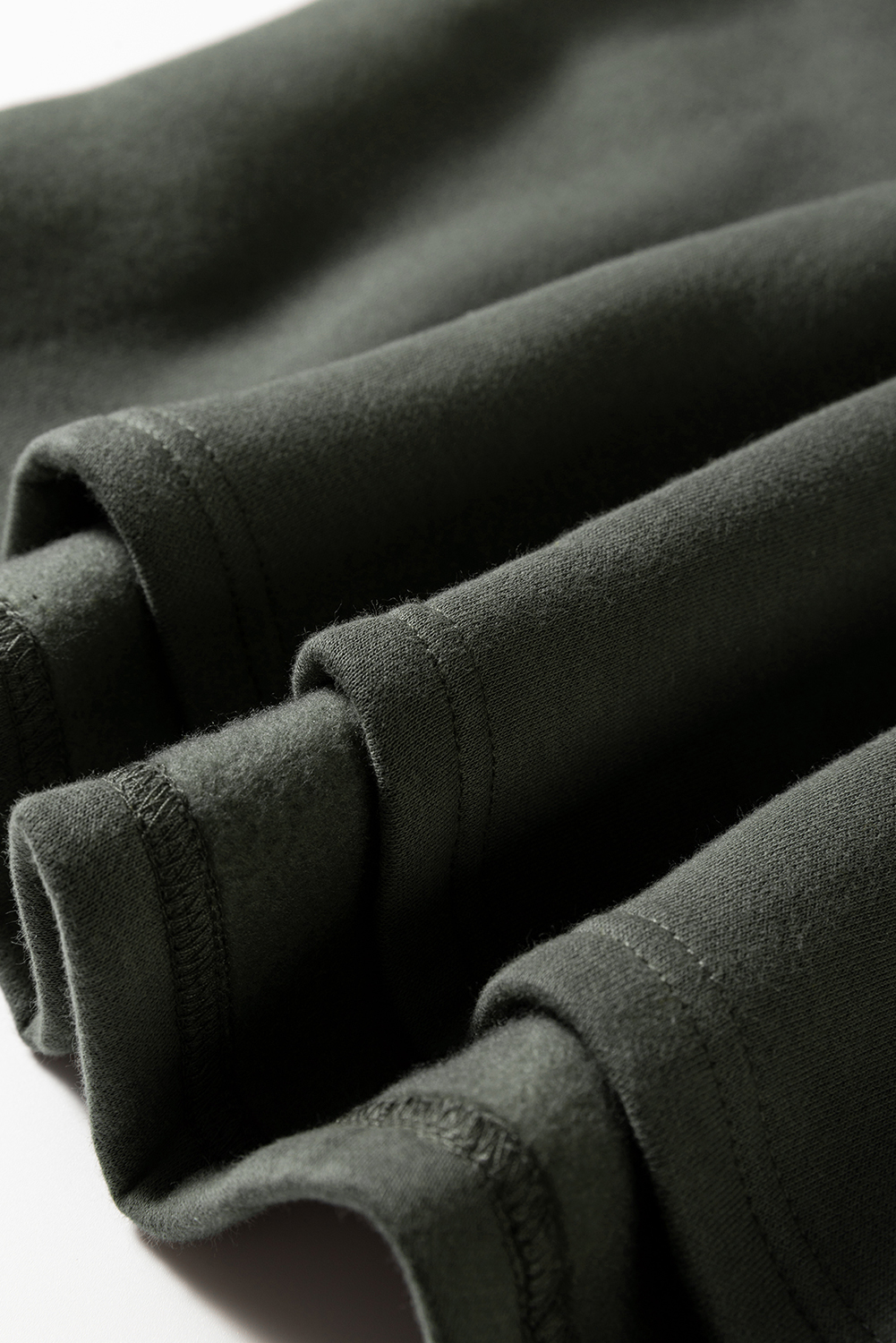 Four Leaf Clover Fleece Lined Adjustable Drawstring Oversize Tunic Hoodie - Image 8