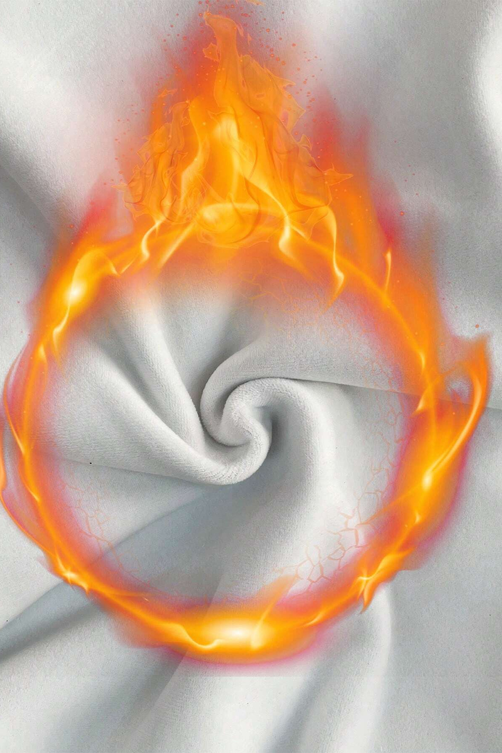 Black Mock Neck Thermal Lined Long Sleeve Tee - Image 8