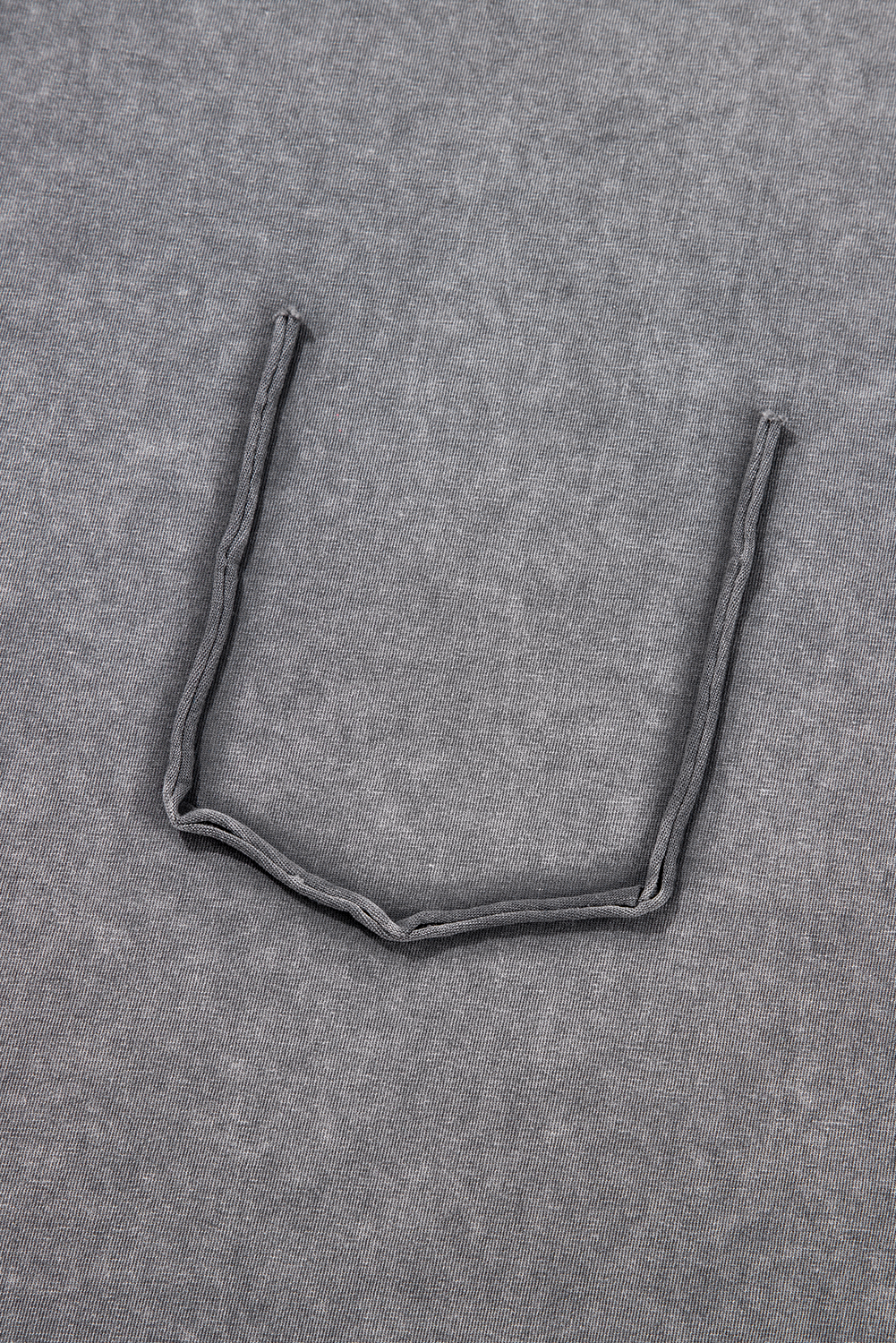 Philippine Gray Mineral Wash Half Sleeve Boyfriend Vintage T Shirt - Image 7