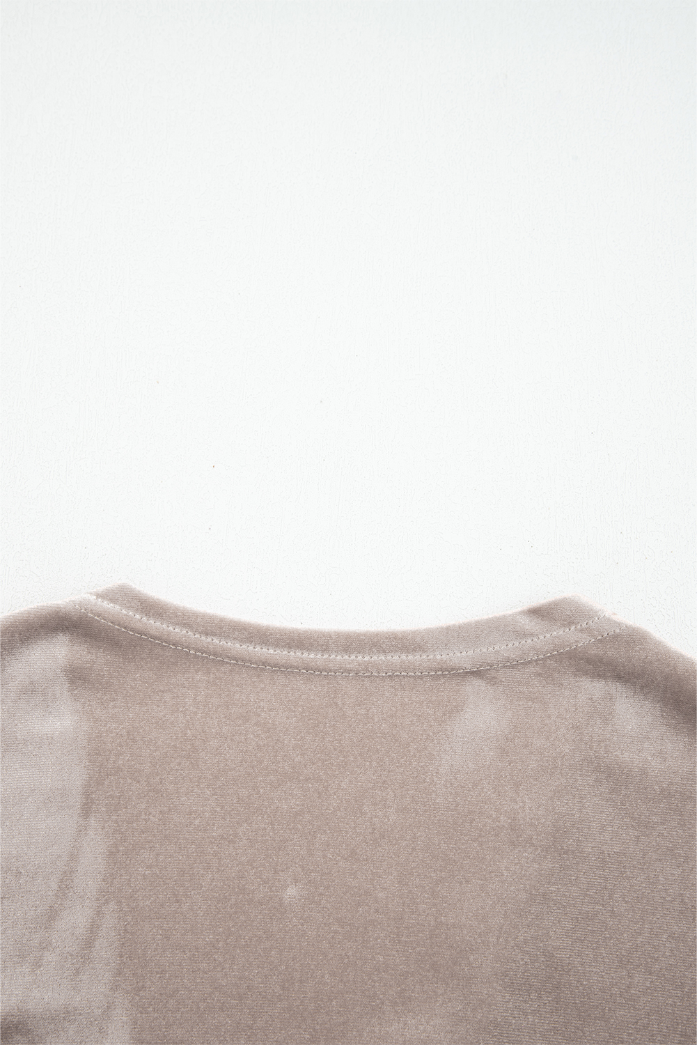 Smoke Gray 3/4 Sleeve Open Front Velvet Kimono - Image 8