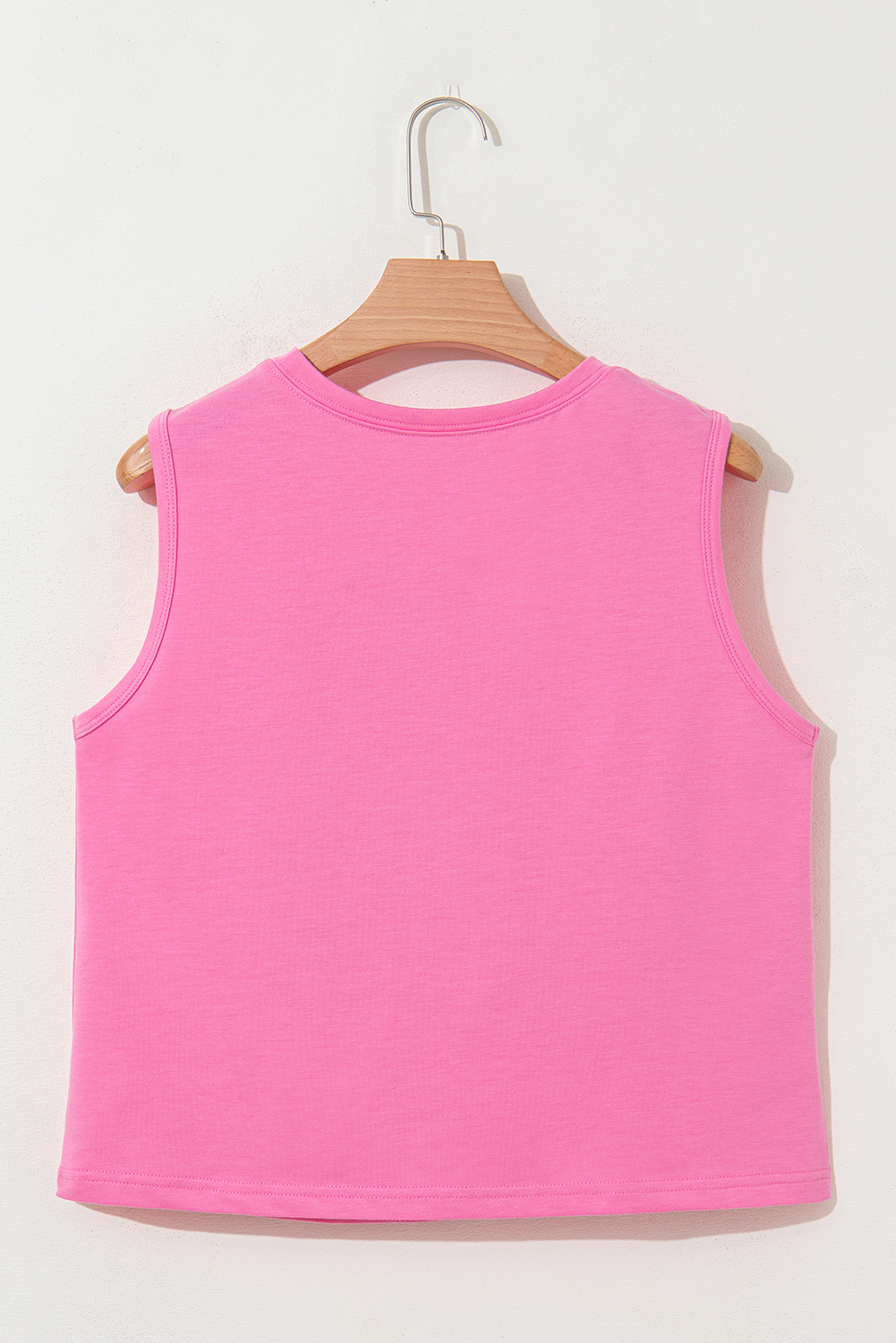 Sachet Pink Bow Print Boxy Fit Tank Top - Image 6