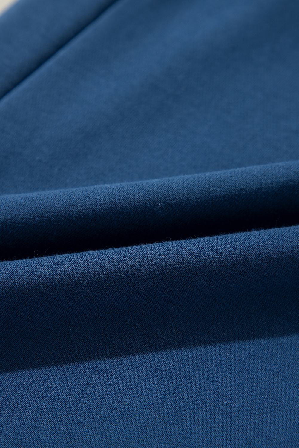 Sail Blue Drawstring High Waist Wide Leg Pocketed Sweatpants - Image 8