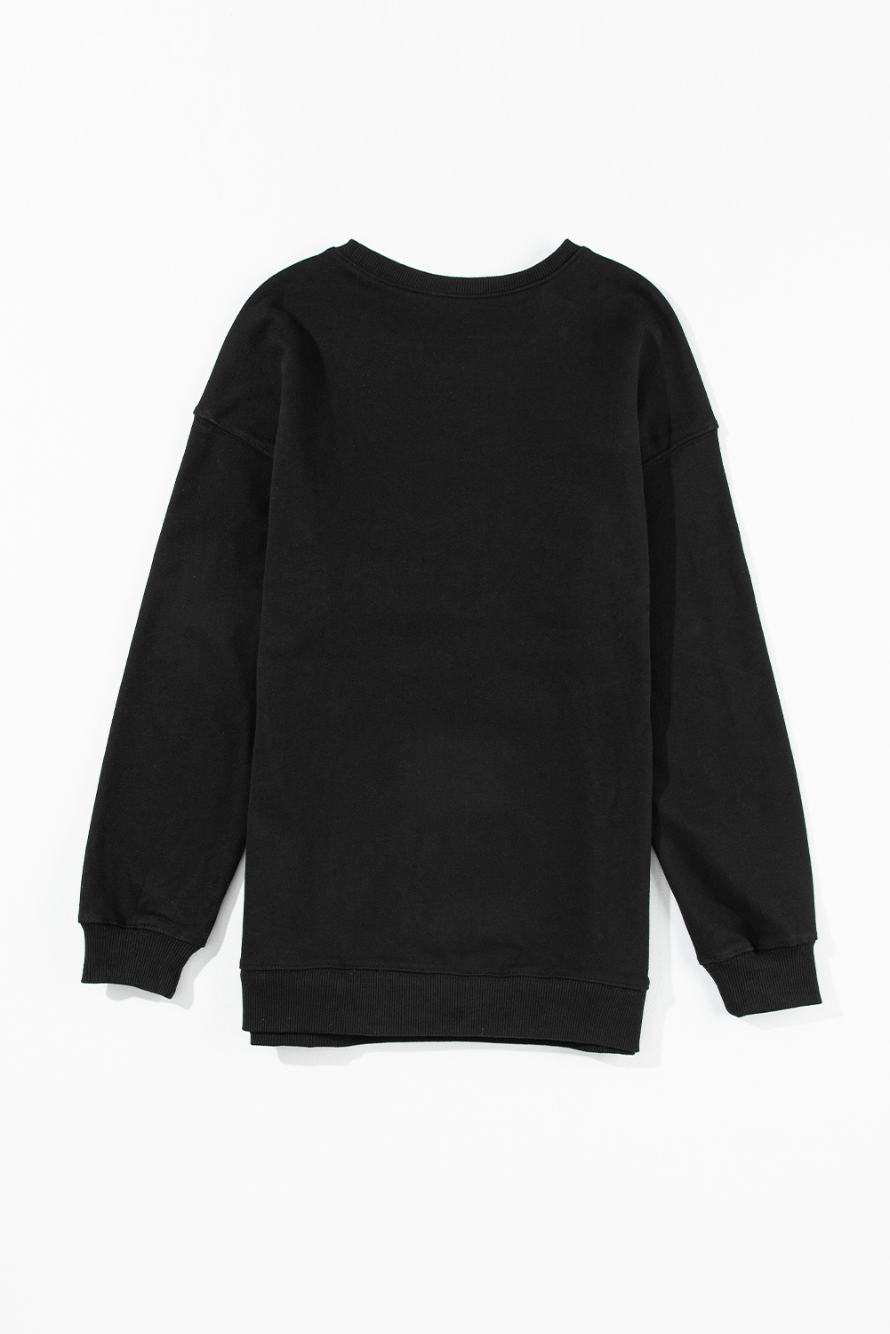 Black Merry Every Thing Tinsel Slogan Sweatshirt - Image 6