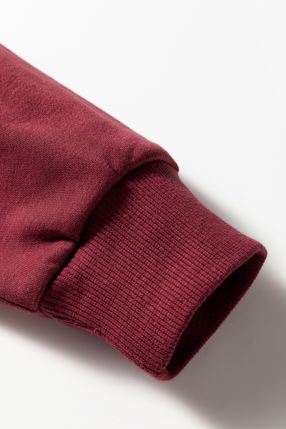 Red Dahlia Varsity Striped Detail Drop Shoulder Oversized Sweatshirt - Image 6