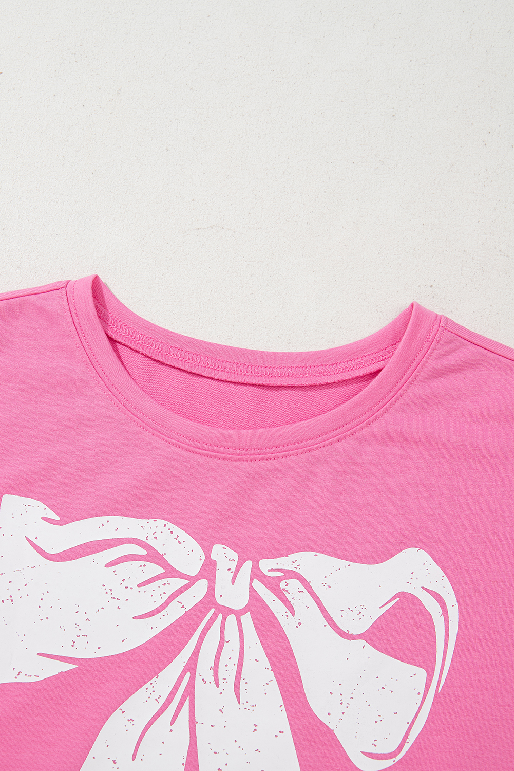 Sachet Pink Bow Print Boxy Fit Tank Top - Image 8