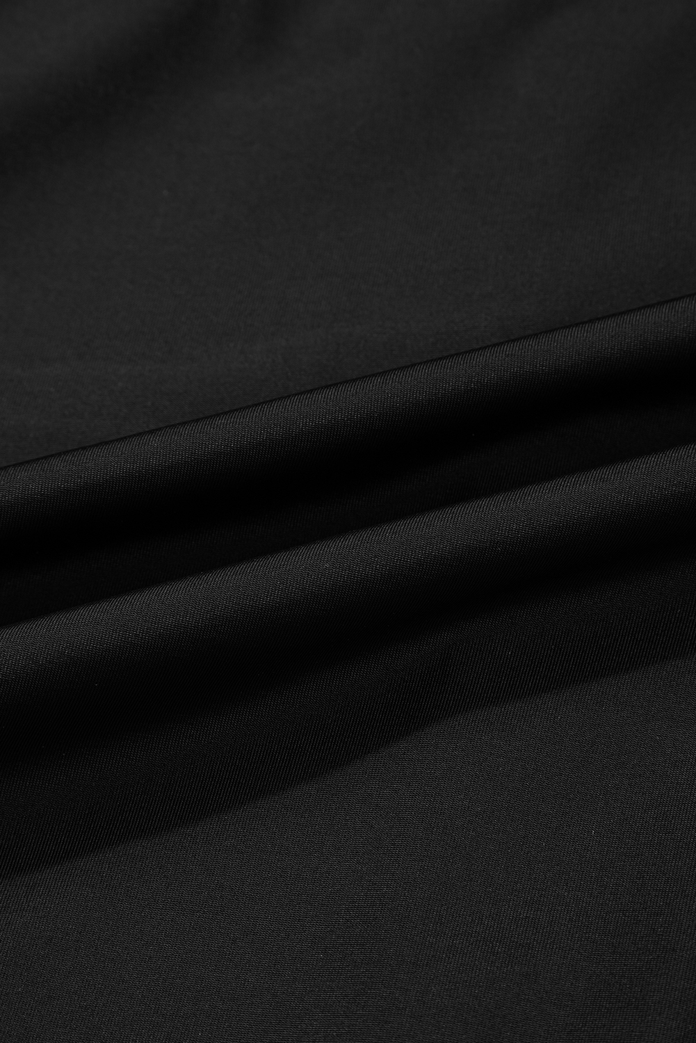 Black V Neck Twist Ruched Crisscross Backless One-Piece Swimsuit - Image 8