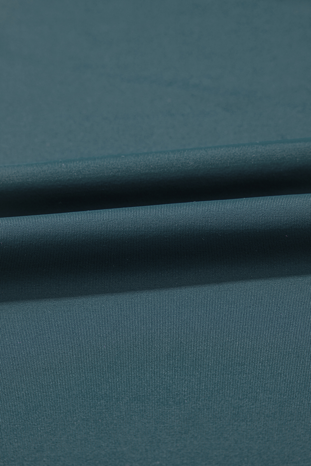 Sea Green Solid Pocketed Crossover High Waist Swim Skort - Image 8