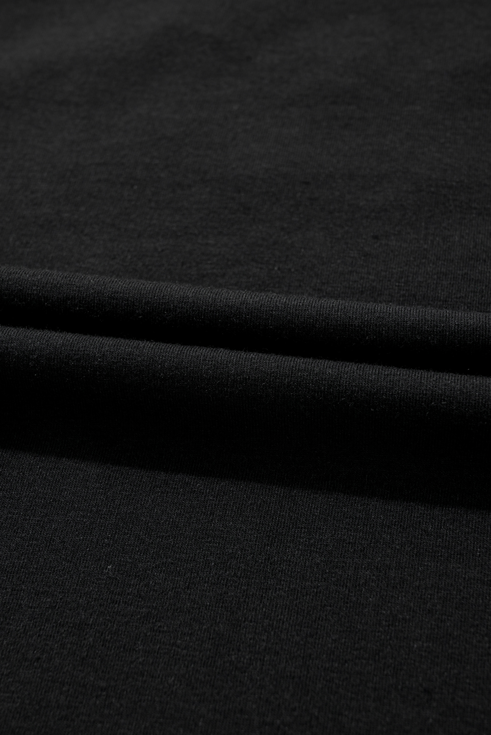 Black Sequin Christmas Essentials Graphic Crewneck T Shirt - Image 7