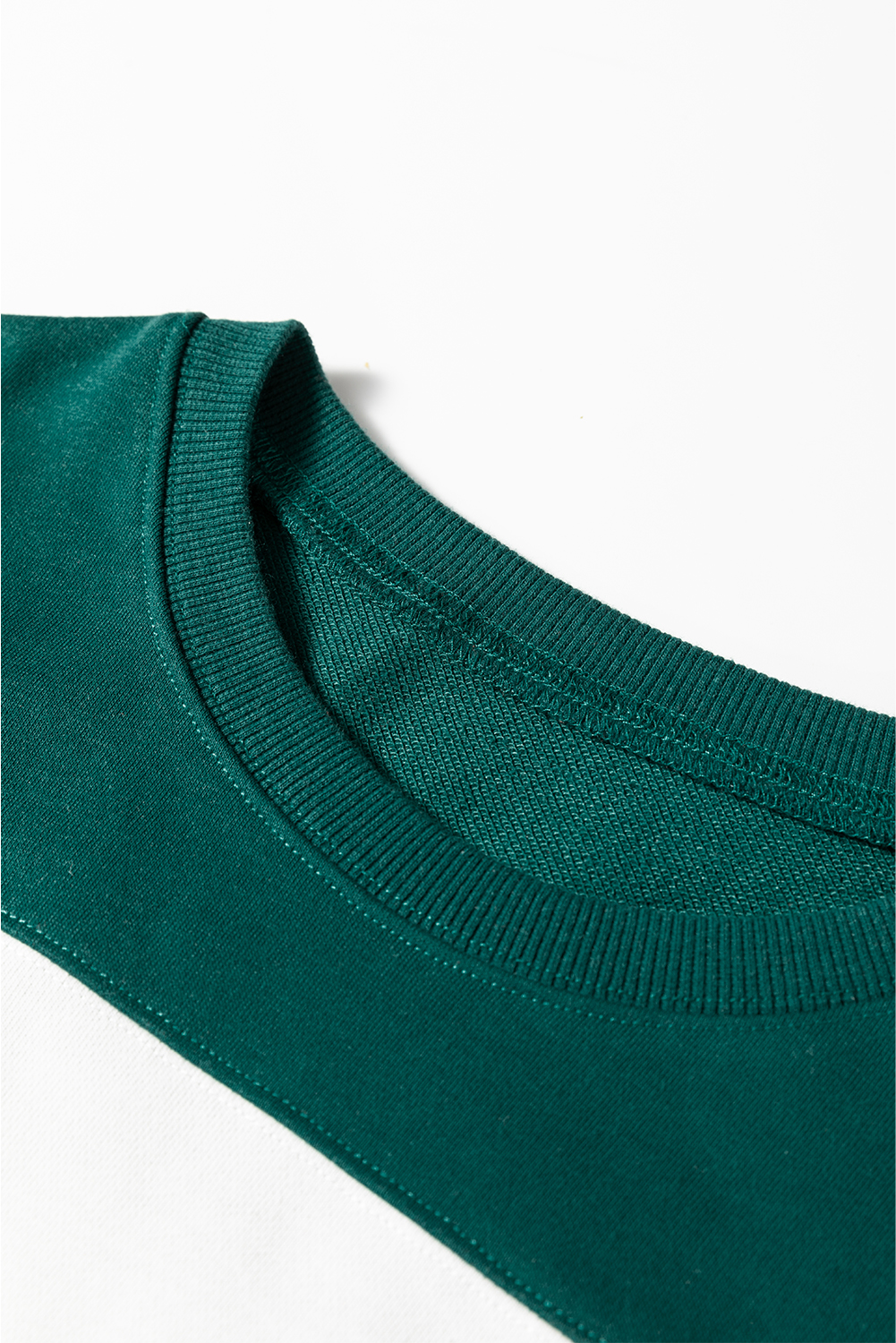 Evergreen Colorblock Drop Shoulder Baggy Sweatshirt - Image 5