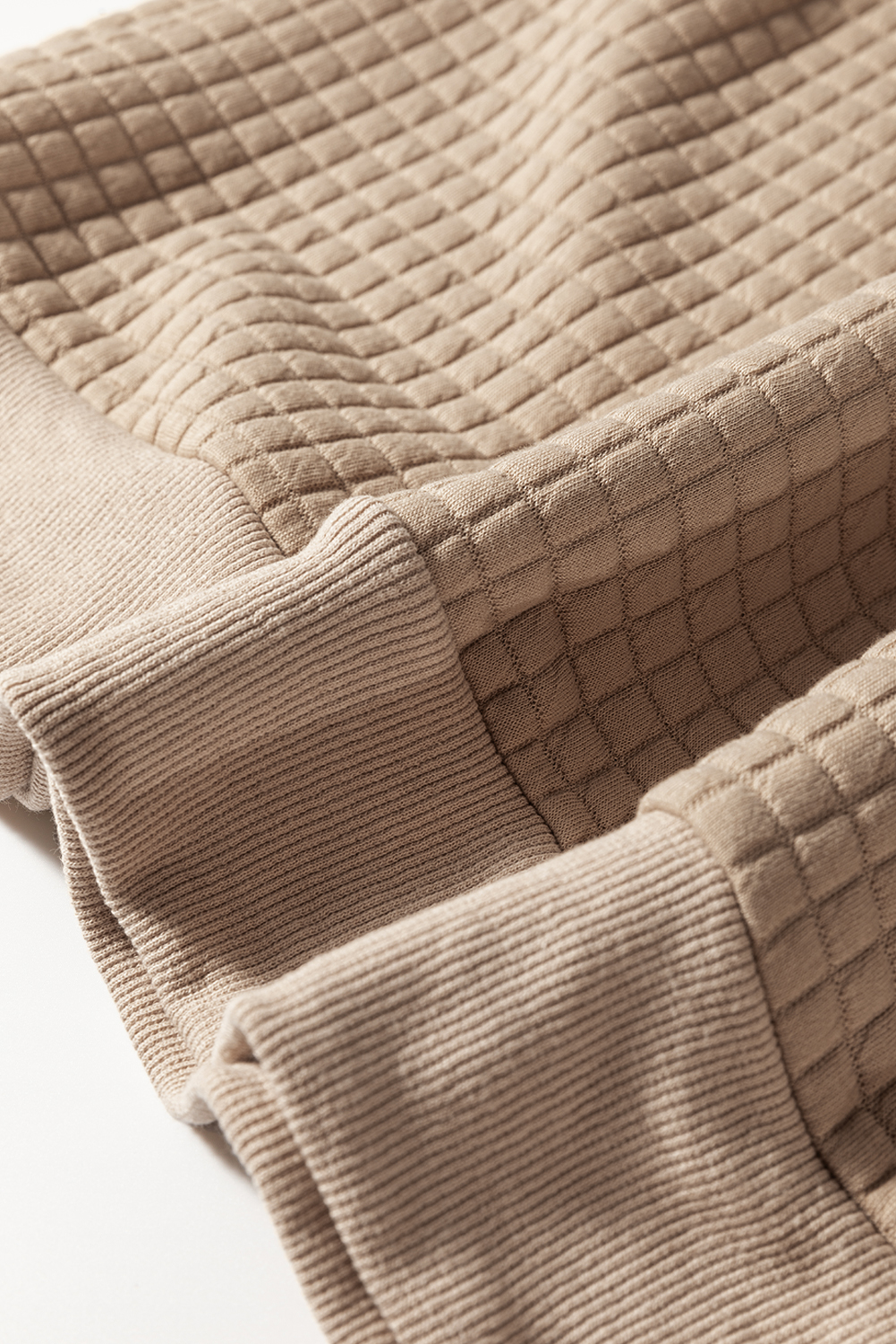 Parchment Leopard Quilted Patchwork Crew Neck Sweatshirt - Image 6