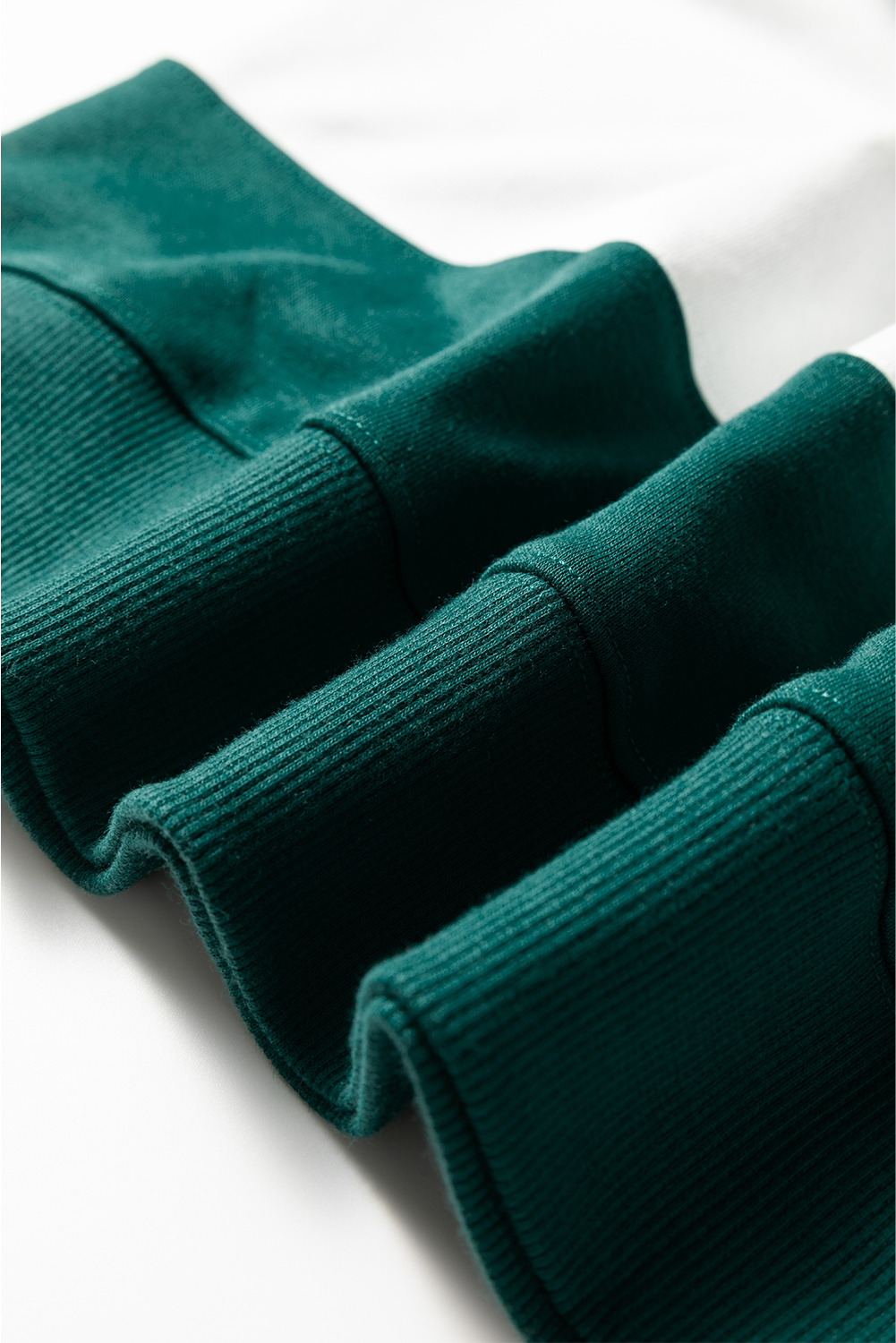 Evergreen Colorblock Drop Shoulder Baggy Sweatshirt - Image 8