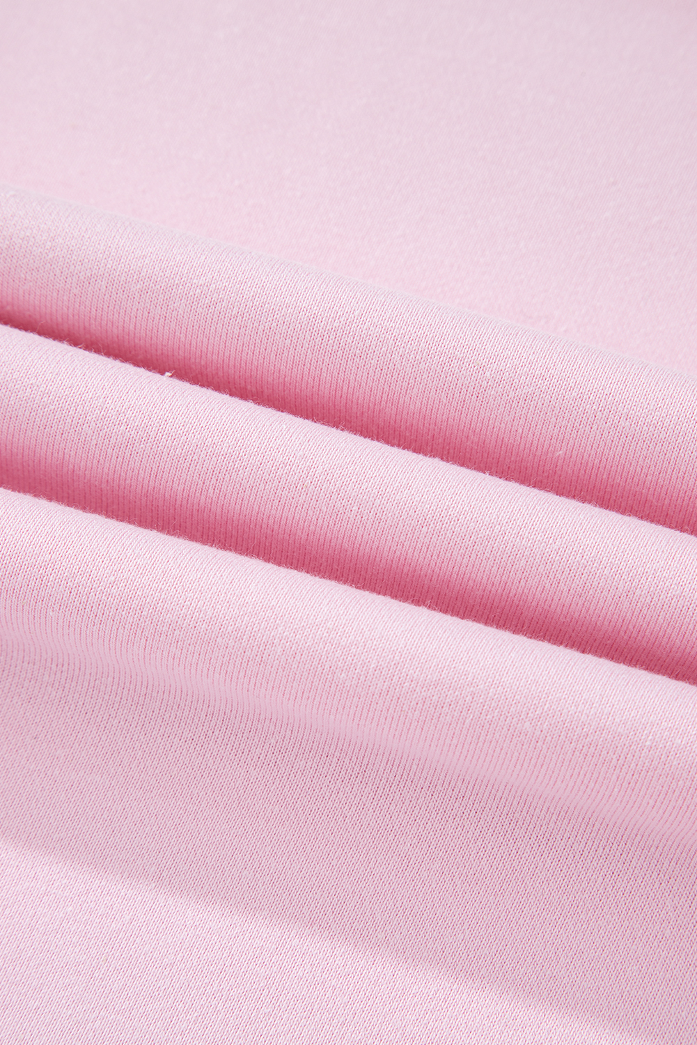 Light Pink Color Block Batwing Sleeve Loose Fit Sweatshirt - Image 7