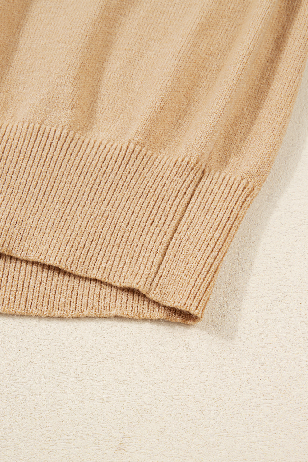 Smoke Gray High Neck Puff Sleeve Sweater Pleated Mini Skirt 2pcs Knitted Outfit - Image 8