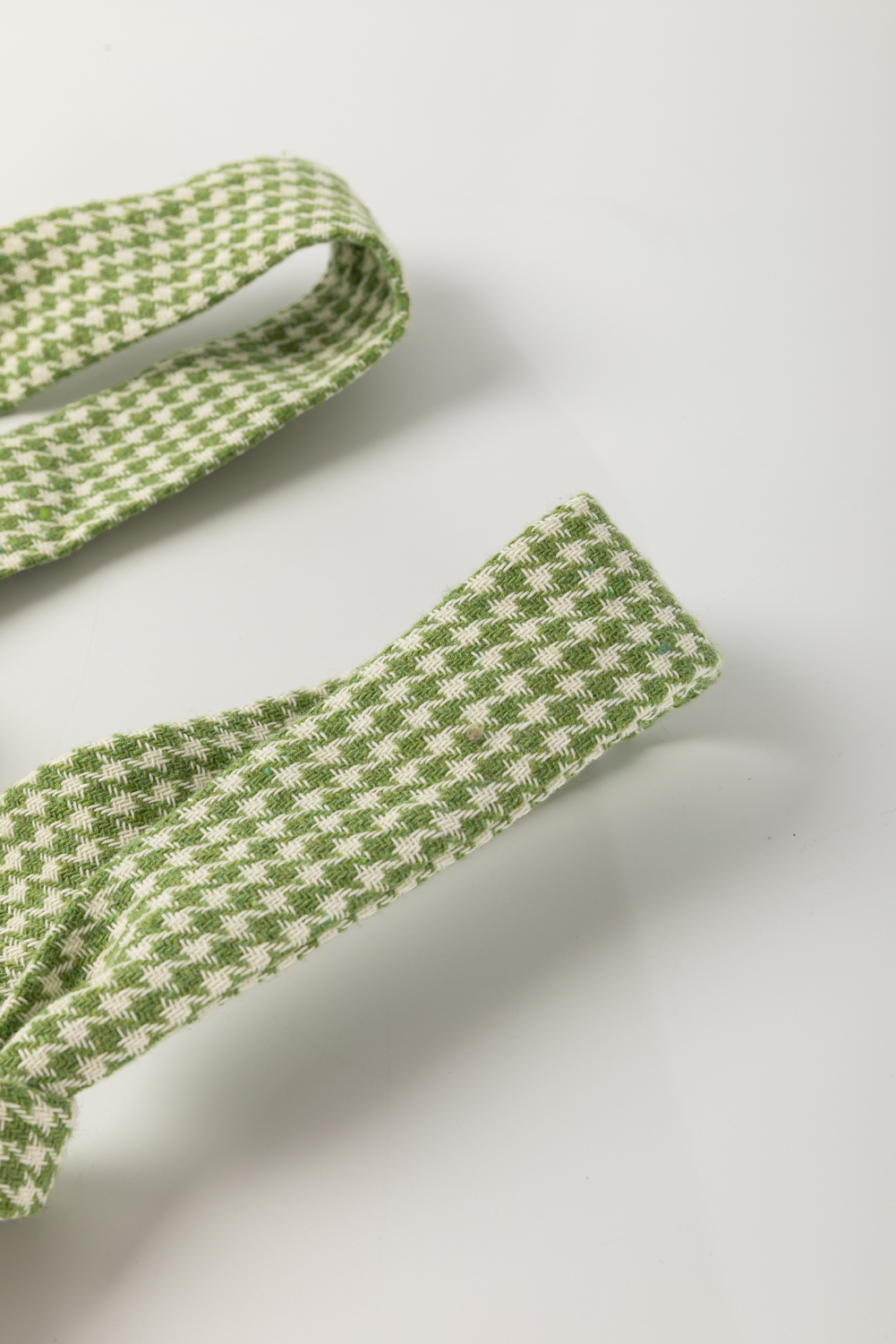 Green Gingham Wide Leg Loose Overall with Pockets - Image 8