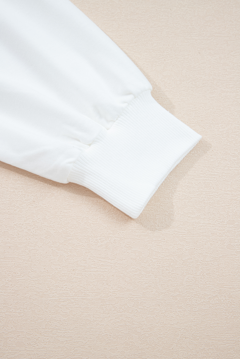 White Stripe Colorblock Patchwork Contrast Stitching Oversize Sweatshirt - Image 8