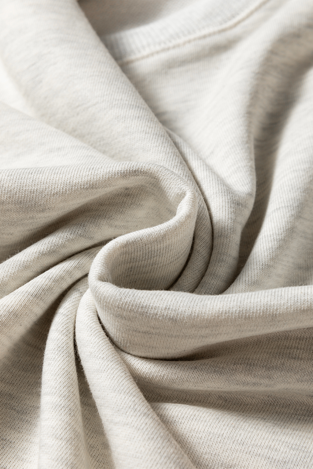 Light Grey Multicolored Striped Patchwork Drop Shoulder Sweatshirt - Image 7