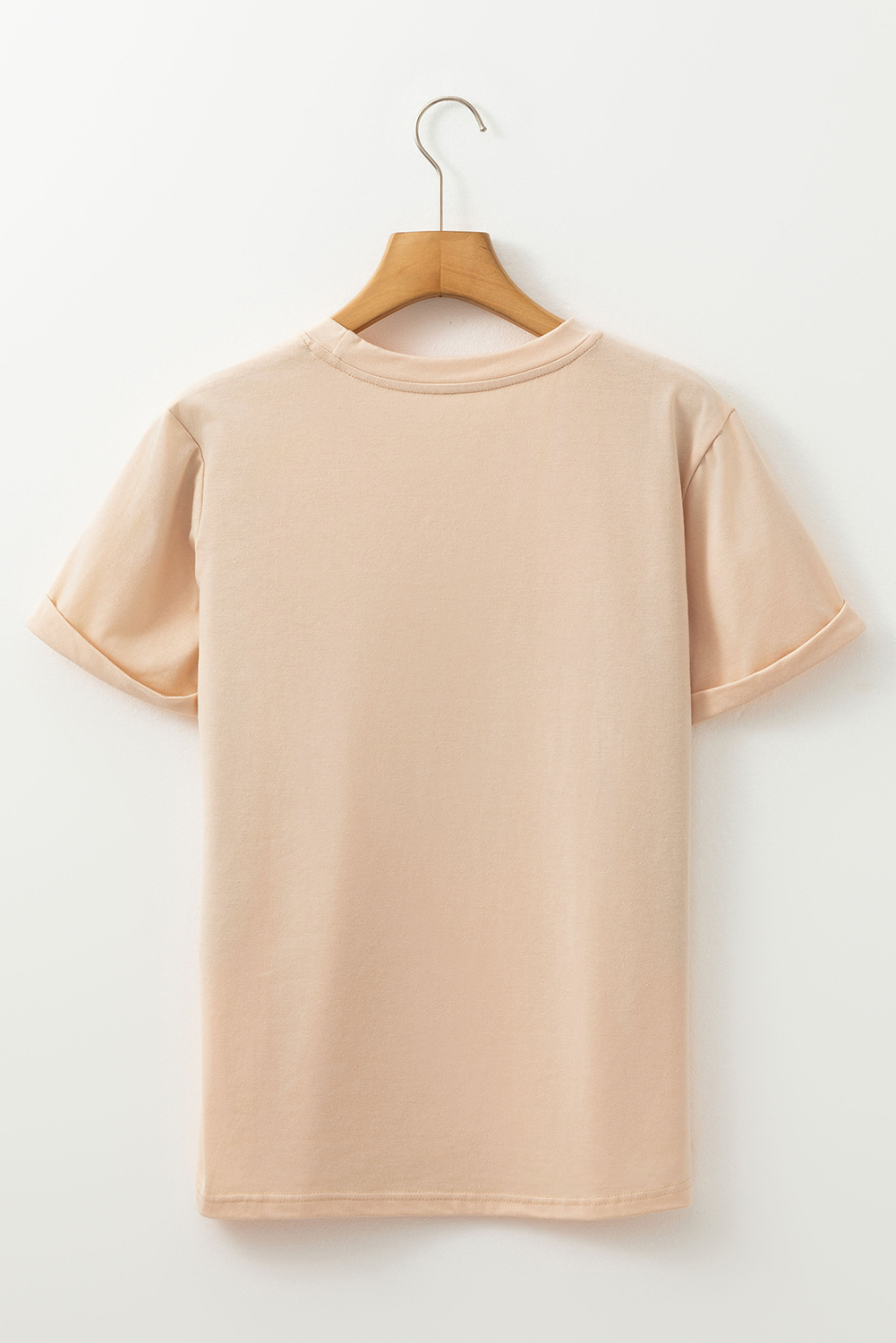 Khaki Thanksgiving Bowknot Turkey Graphic Crewneck Tee - Image 7