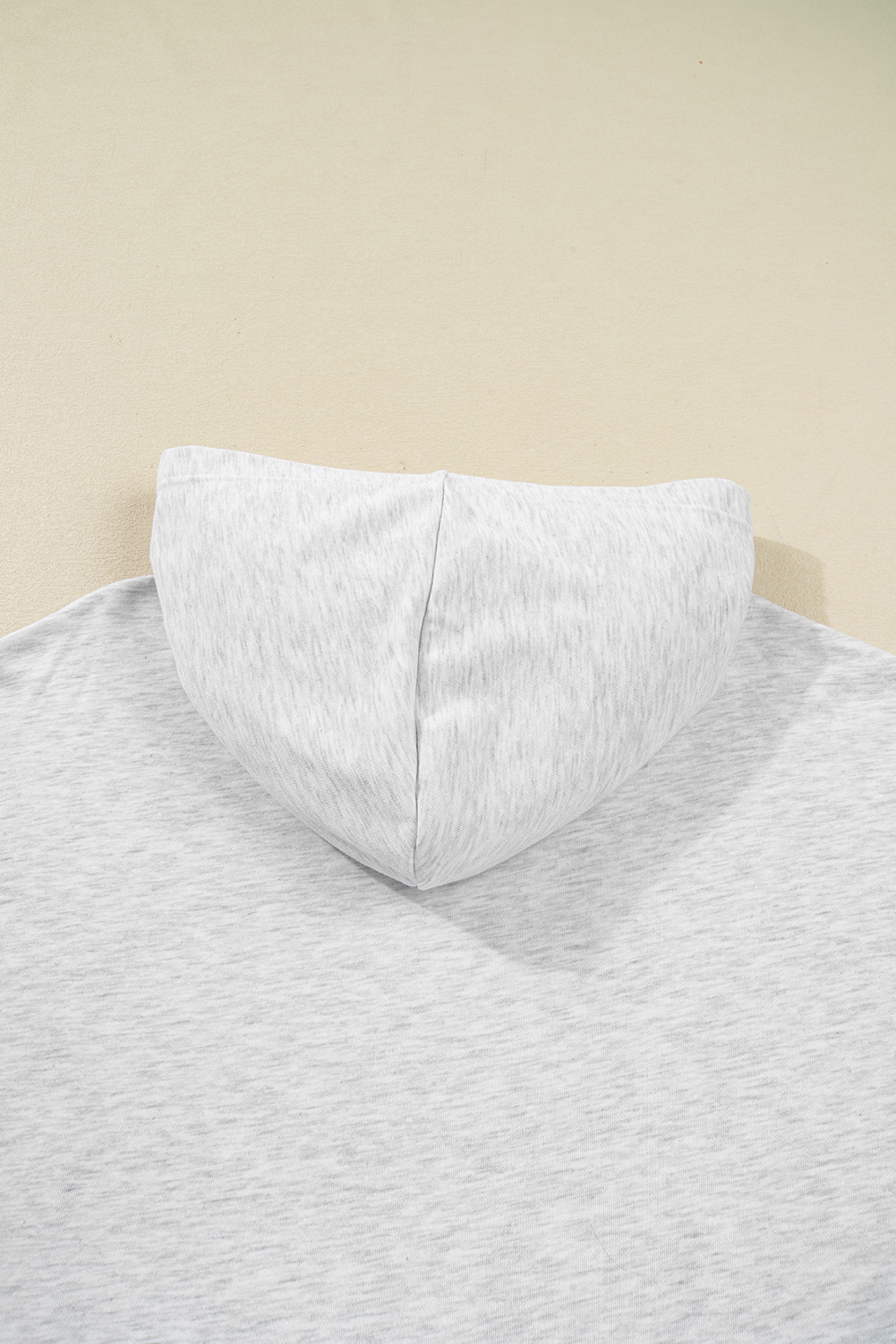 Light Grey Camouflage Patchwork Asymmetric Sleeve Plus Size Hoodie - Image 5