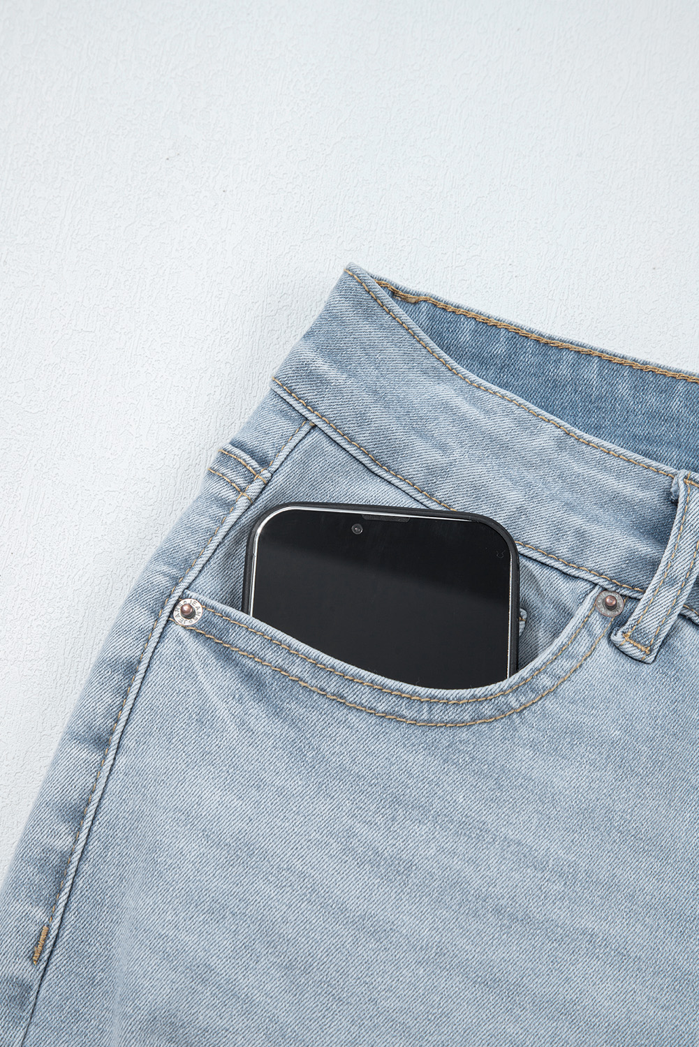 Beau Blue Mid Rise Ankle-Length Distressed Skinny Jeans - Image 7