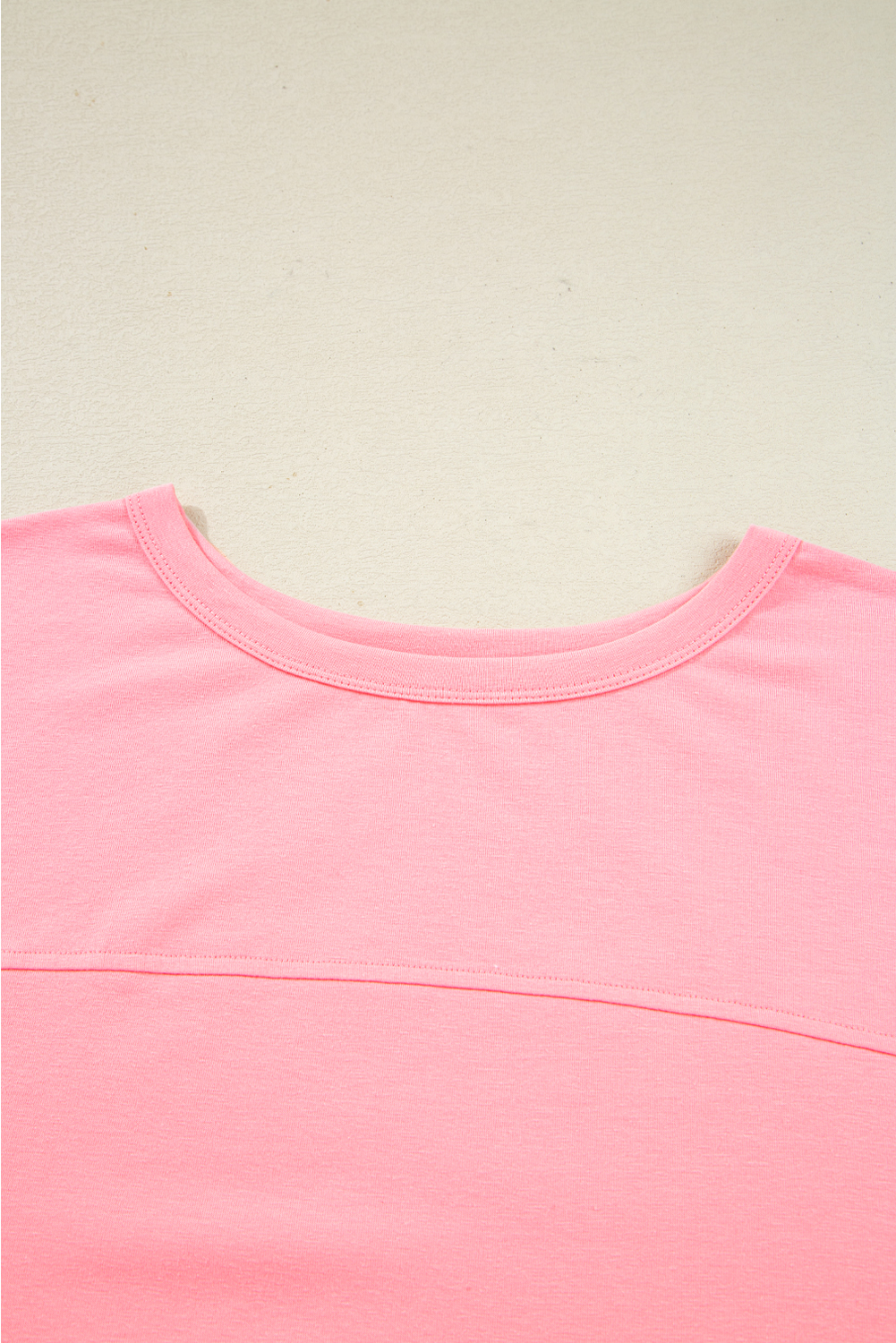 Gossamer Pink Floral Color Block Patchwork Long Sleeve Top - Image 7