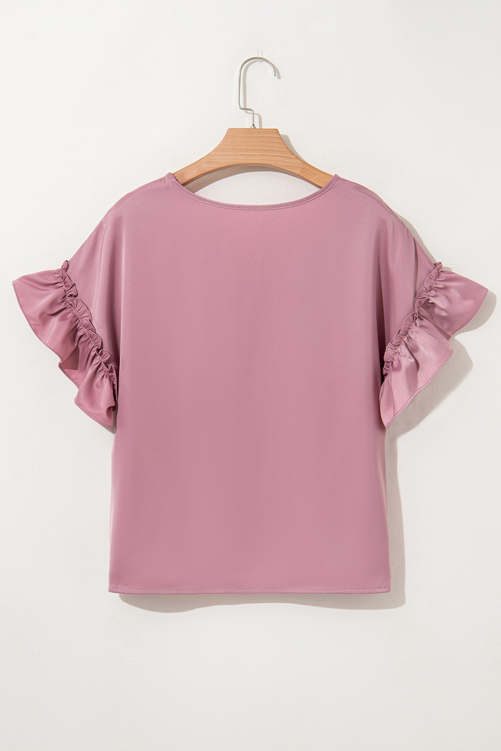 Toadstool Satin Ruffle Sleeve Top - Image 6