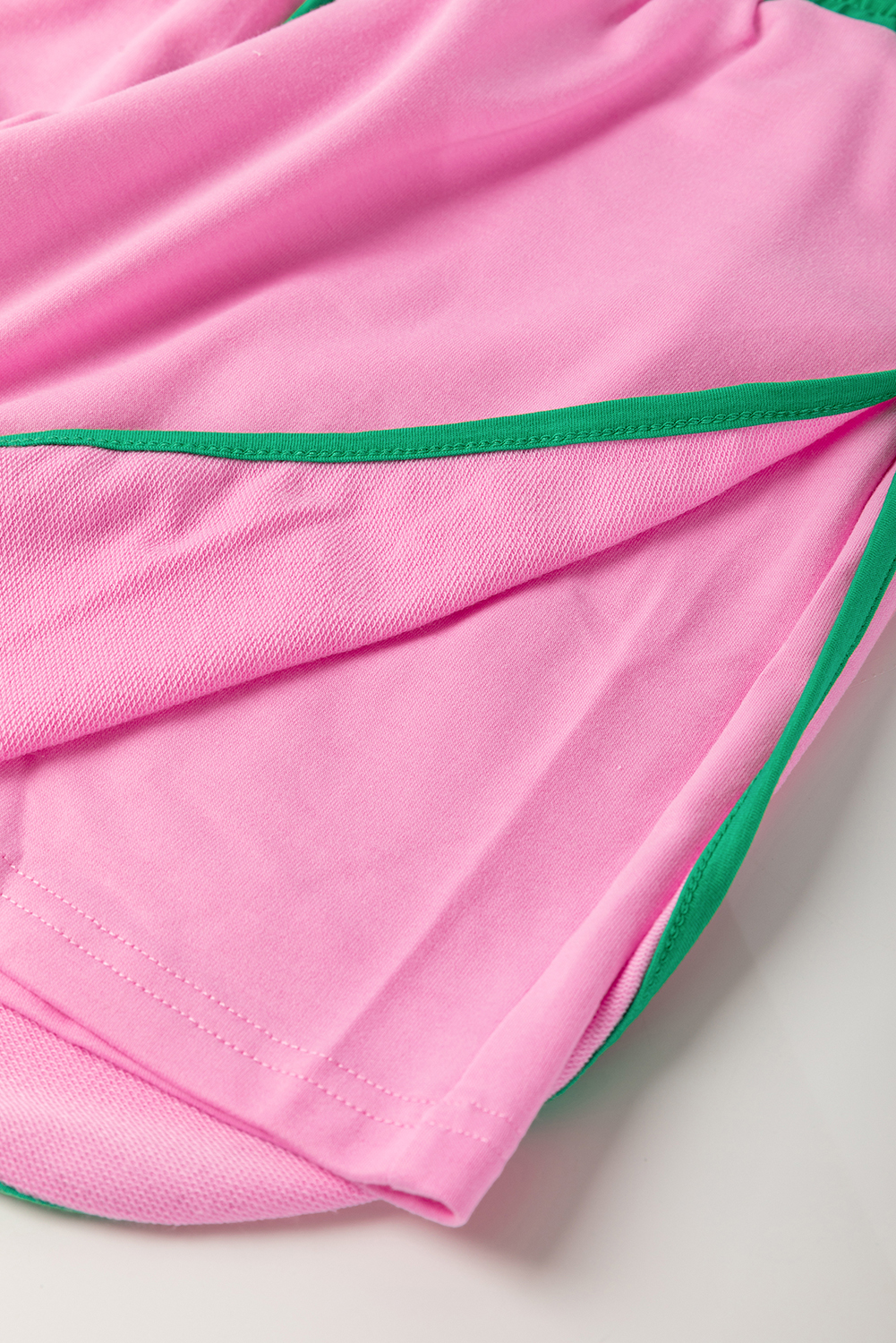 Bonbon Plus Size Contrast Trim T Shirt and Skirt Two Piece Set - Image 8