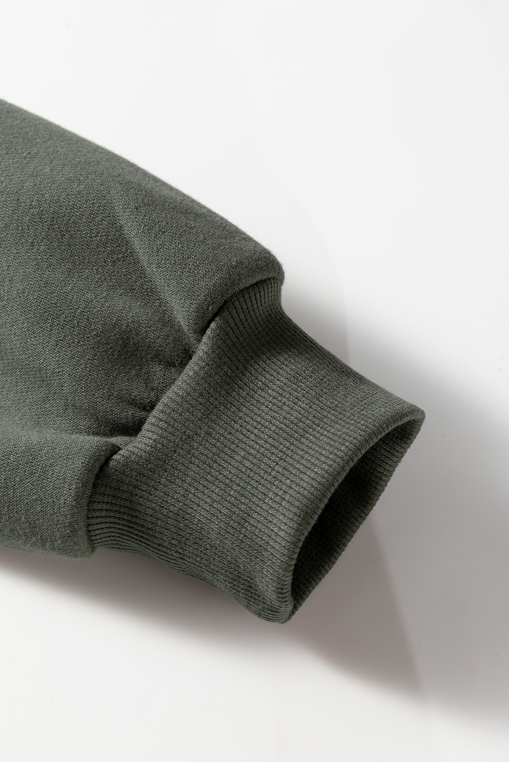 Four Leaf Clover Fleece Lined Adjustable Drawstring Oversize Tunic Hoodie - Image 7