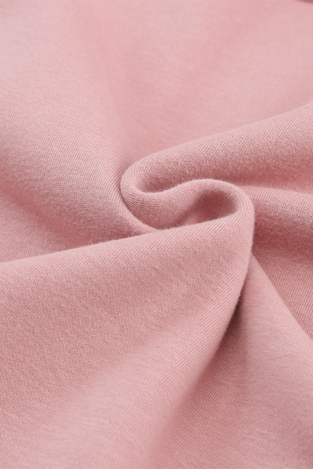 Pink Flap Pocket Drawstring Hood Zip Up Jacket - Image 7