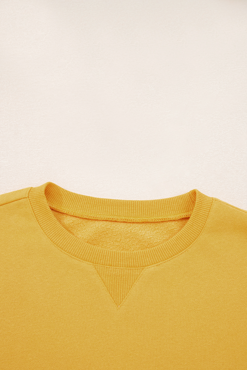 Citrus Pleated Balloon Sleeve Pullover Solid Sweatshirt - Image 6