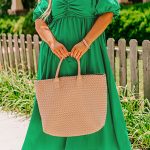 Bright Green Ruched Front Puff Sleeve Plus Size Long Dress