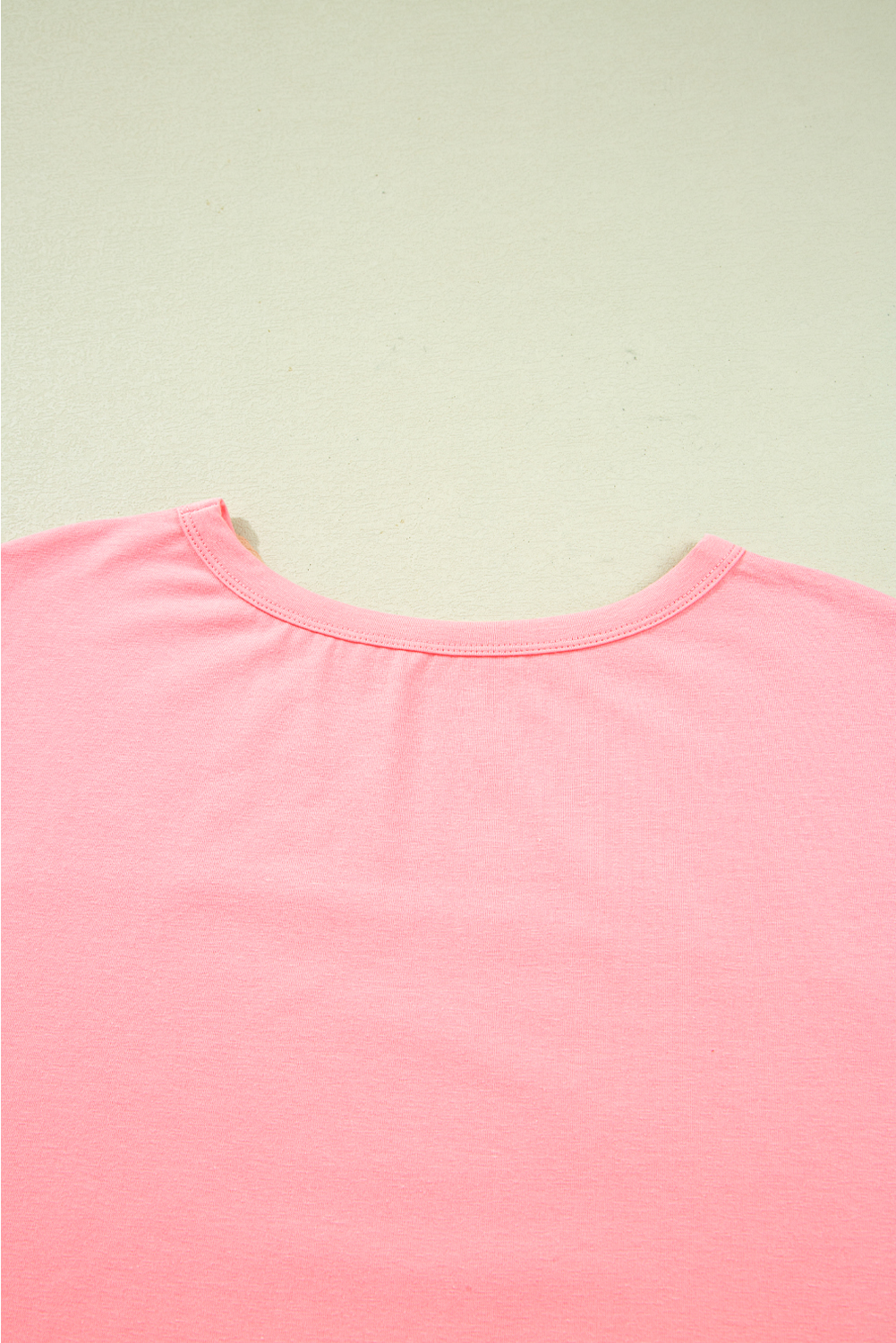 Gossamer Pink Floral Color Block Patchwork Long Sleeve Top - Image 8