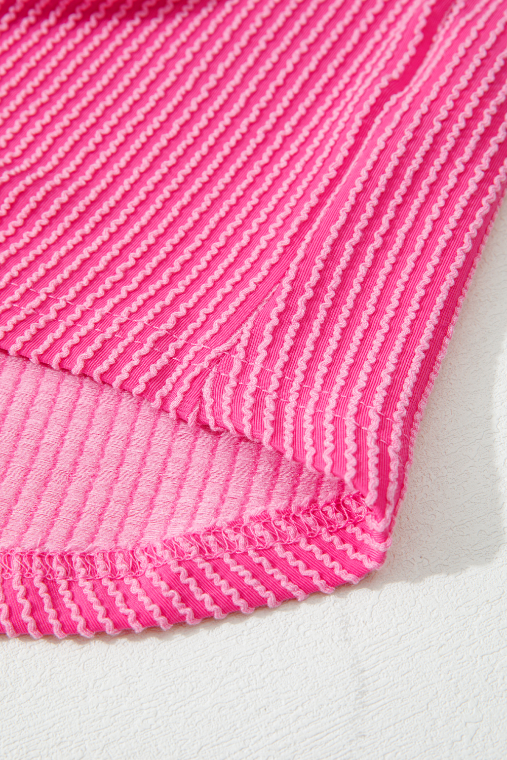 Rose Red Leopard Patched Twisted Ribbed Western Casual Shacket - Image 7