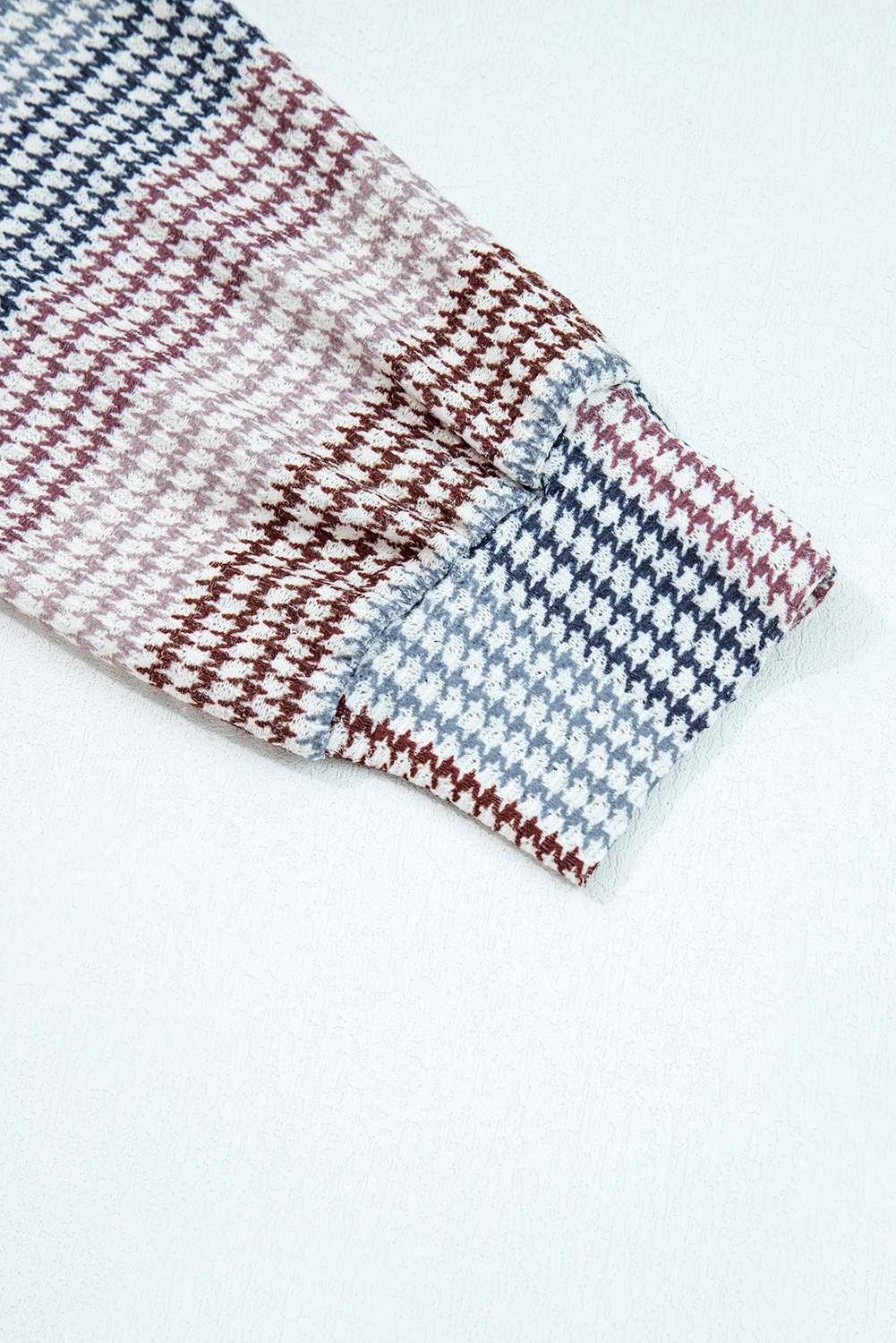 DUNE Colorblock Patchwork Baggy Hoodie - Image 8