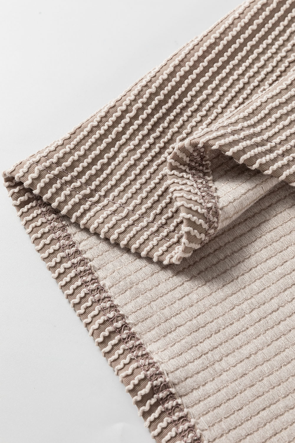 Smoke Gray Solid Corded Drop Shoulder Plus Size Shacket - Image 5