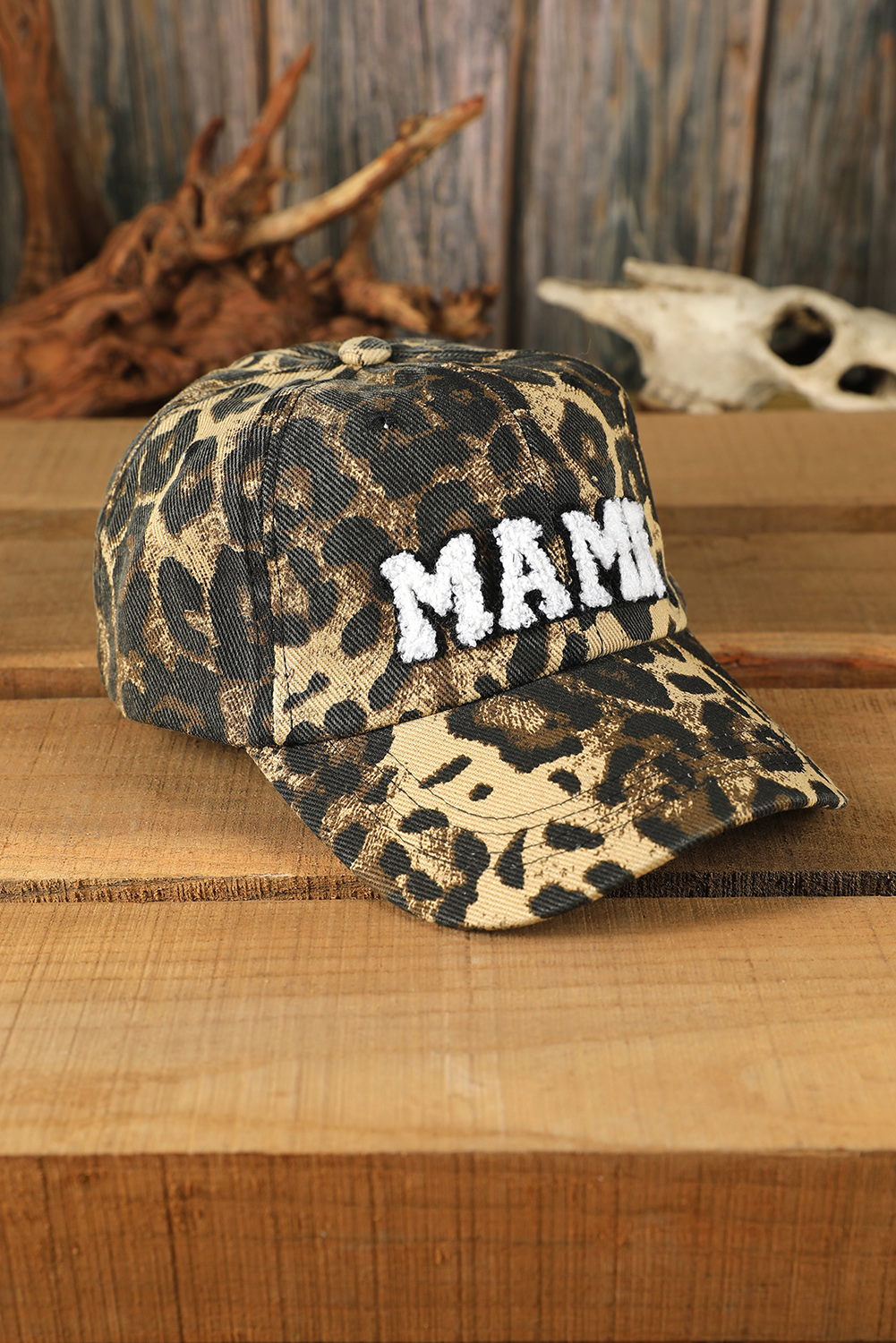 Leopard MAMA Embroidered Leopard Baseball Cap - Image 6